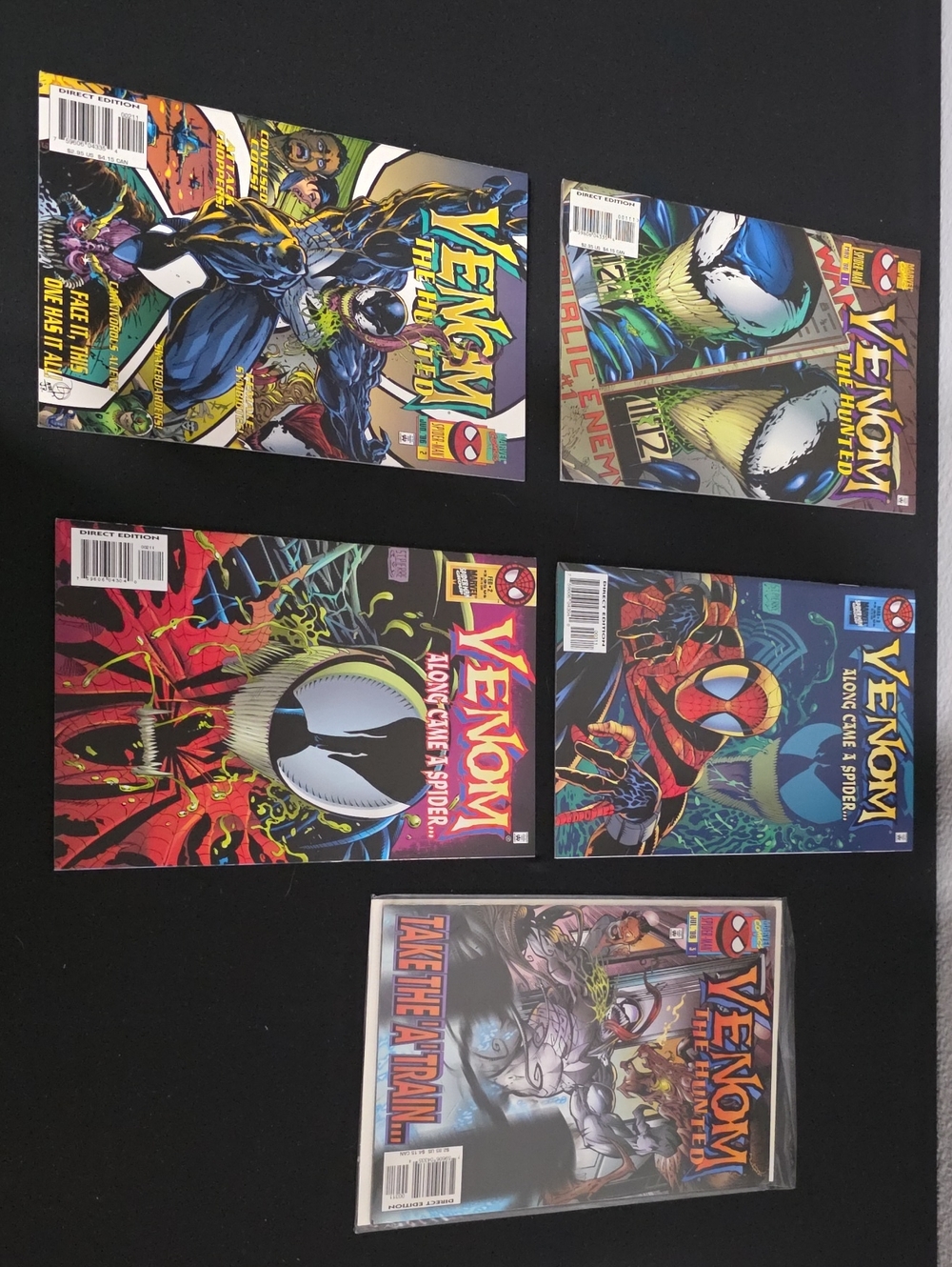 Venom Comics Book Set (5)